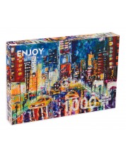 Slagalica Enjoy od 1000 dijelova - Svjetla New Yorka -1